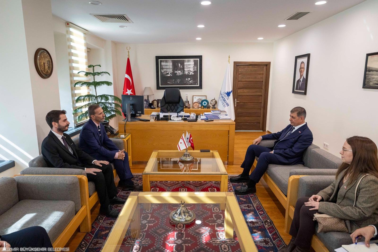 İzmir Büyükşehir Belediye Başkanı Dr. Cemil Tugay, Kuzey Kıbrıs Türk
