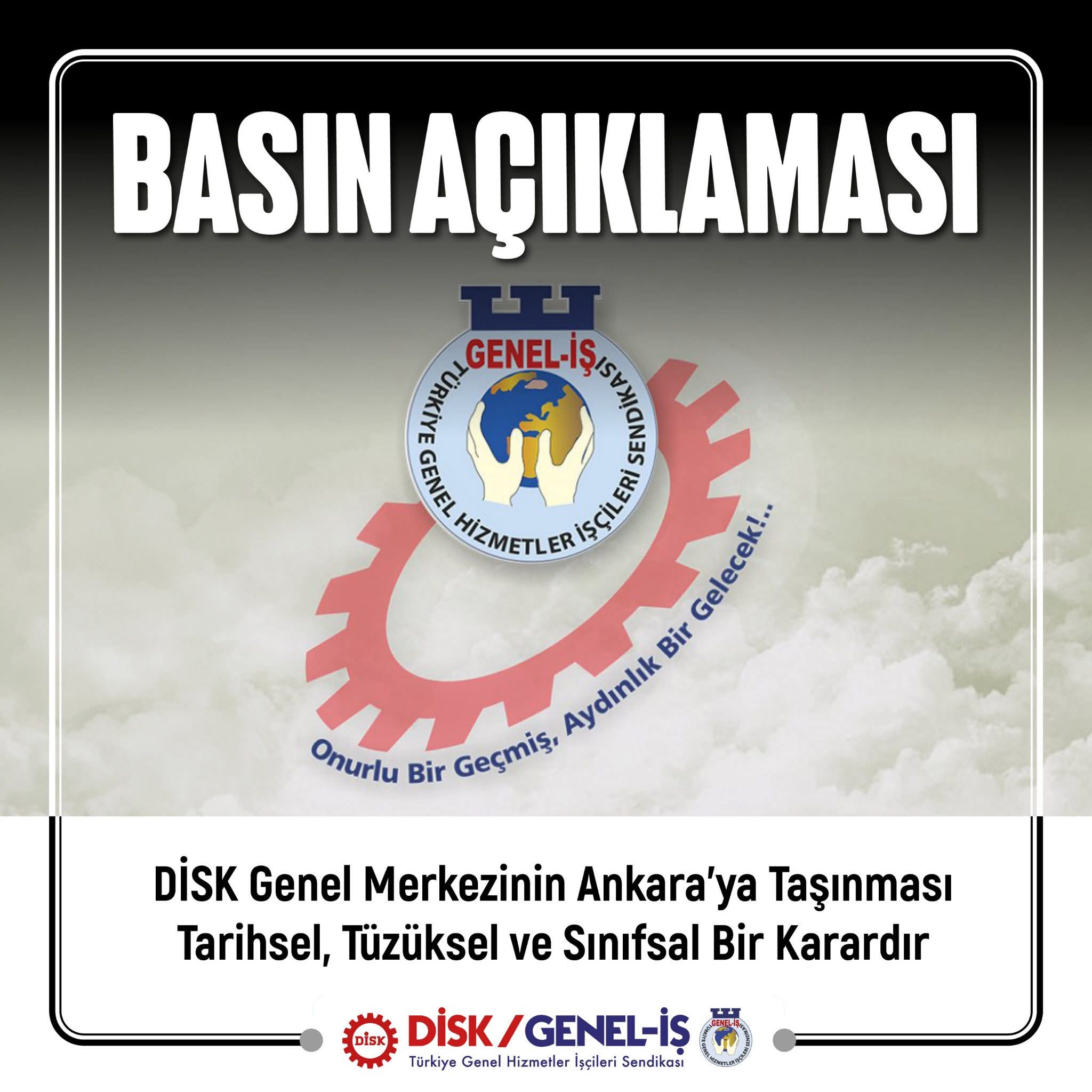 HABER / Sait TEMUR Devrimci İşçi Sendikaları Konfederasyonu (DİSK) Genel
