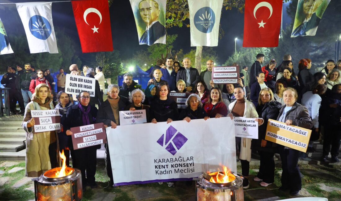 Karabağlar ’da 25 Kasım Kadına Yönelik Şiddete Karşı Uluslararası Mücadele