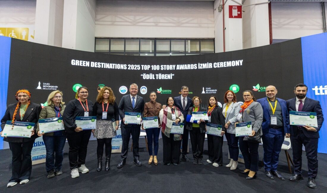 İzmir Büyükşehir Belediyesi, sürdürülebilir turizm alanında yaptığı çalışmalar sayesinde Green
