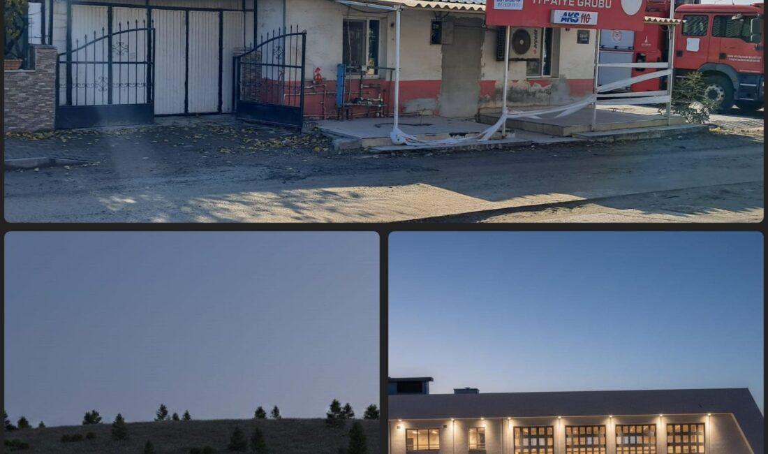 İzmir Büyükşehir Belediyesi, Dikili’de hizmet veren eski itfaiye binasının yerine