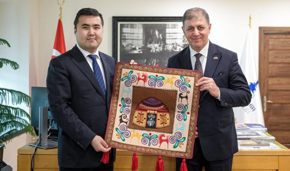 HABER/Sait TEMUR Kırgız Cumhuriyeti İstanbul Başkonsolosu Chyngyz Toktobekoviç, İzmir Büyükşehir