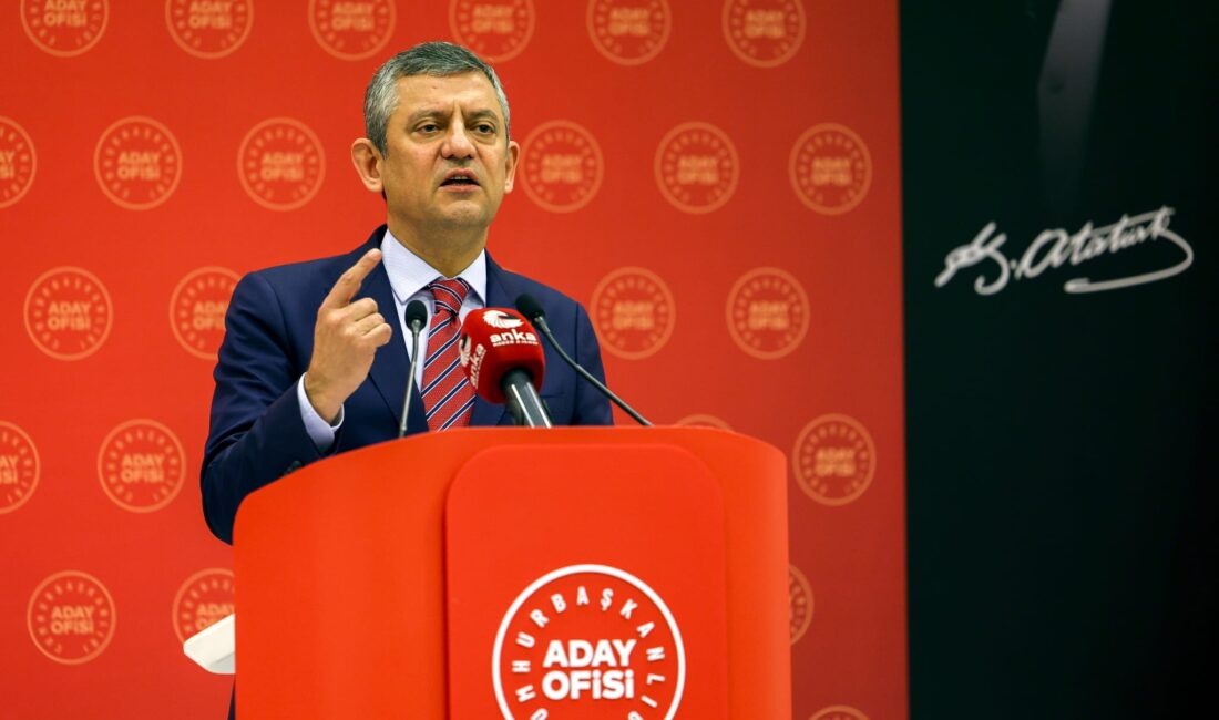 CUMHURİYET HALK PARTİSİ GENEL BAŞKANI ÖZGÜR ÖZEL: “CUMHURBAŞKANLIĞI ADAY OFİSİMİZ,