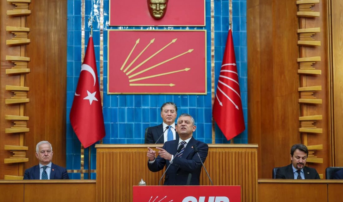 Cumhuriyet Halk Partisi Genel Başkanı Özgür Özel, partisinin TBMM Grup