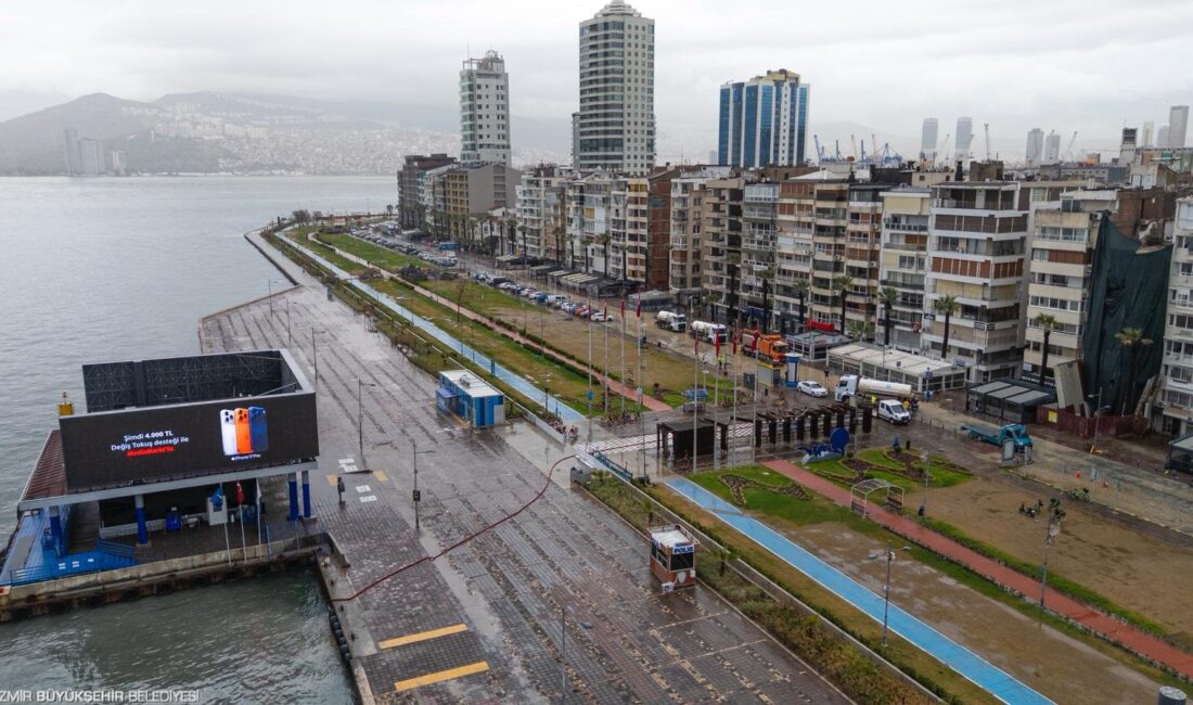 İzmir’de ocak ayında metrekareye 223,7 kilogram yağış düştü. 1938’den bu