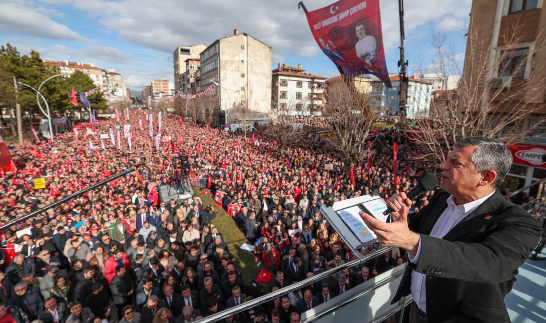 CUMHURİYET HALK PARTİSİ GENEL BAŞKANI ÖZGÜR ÖZEL: “EKREM İMAMOĞLU; KOLLARINI