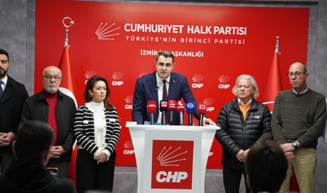 HABER/Sait TEMUR Cumhuriyet Halk Partisi İzmir İl Başkanı Çağatay Güç,