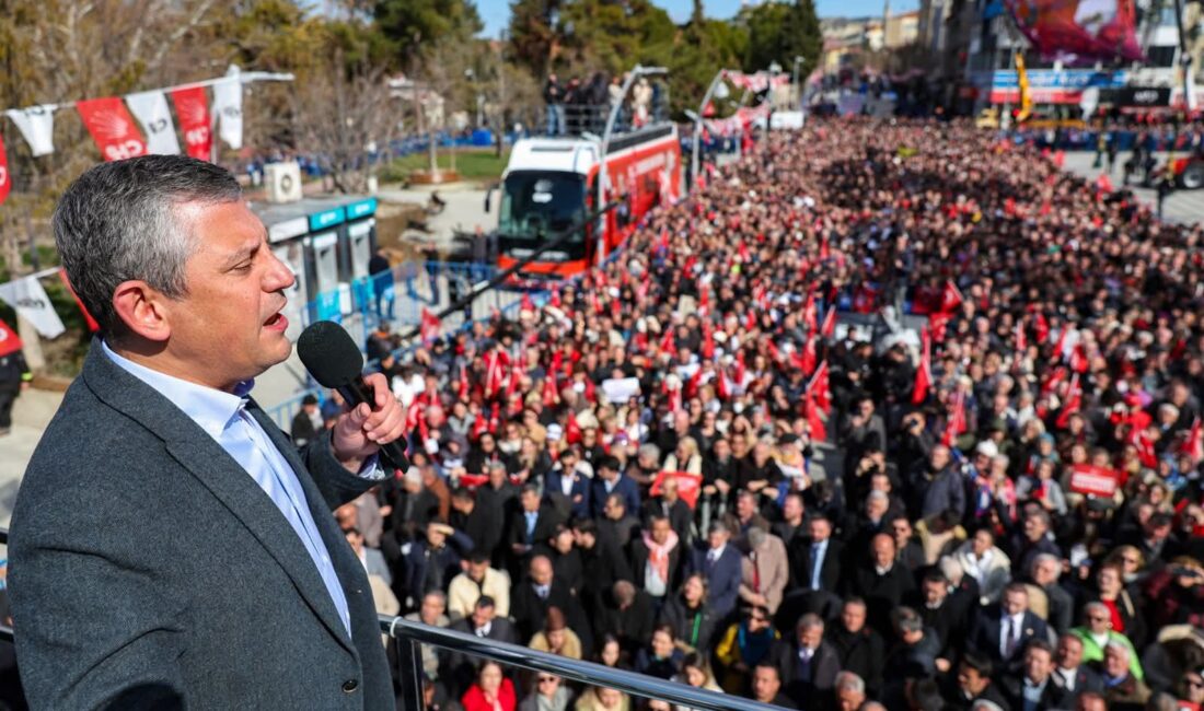 HABER/Sait TEMUR  Cumhuriyet Halk Partisi Genel Başkanı Başkanı Özgür Özel,