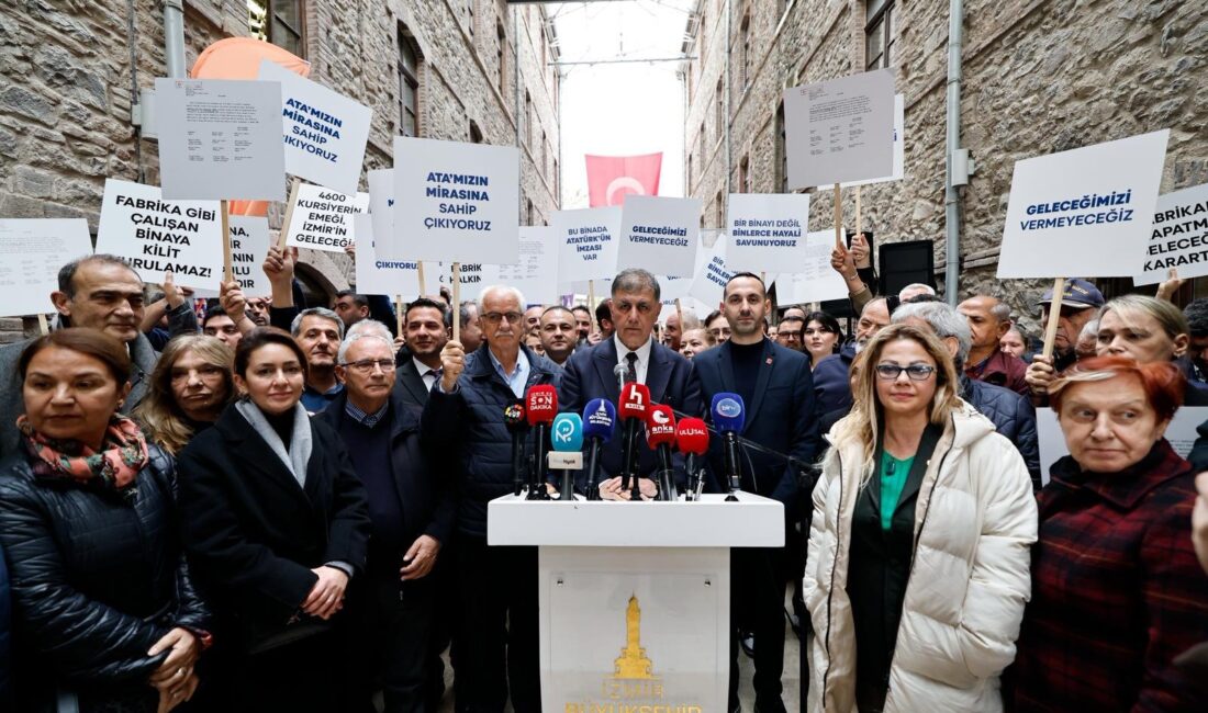 HABER/Sait TEMURVakıflar Genel Müdürlüğü’nün tahliyesi için tebligat gönderdiği İzmir Büyükşehir