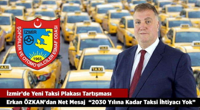 İzmir’de Yeni Taksi Plakası Tartışması
