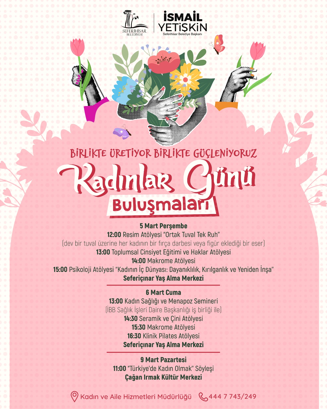 Seferihisar Belediyesi, 8 Mart Dünya Emekçi Kadınlar Günü kapsamında “Kadın