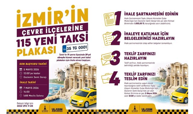 İzmir Büyükşehir Belediyesi, 19 çevre ilçede 29 yıllığına faaliyet gösterecek