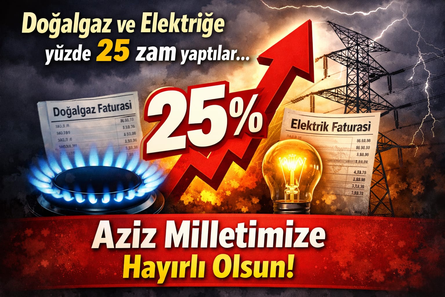 HABER/Sait TEMURElektrik ve doğal gaz tarifelerinde farklı abone gruplarına göre