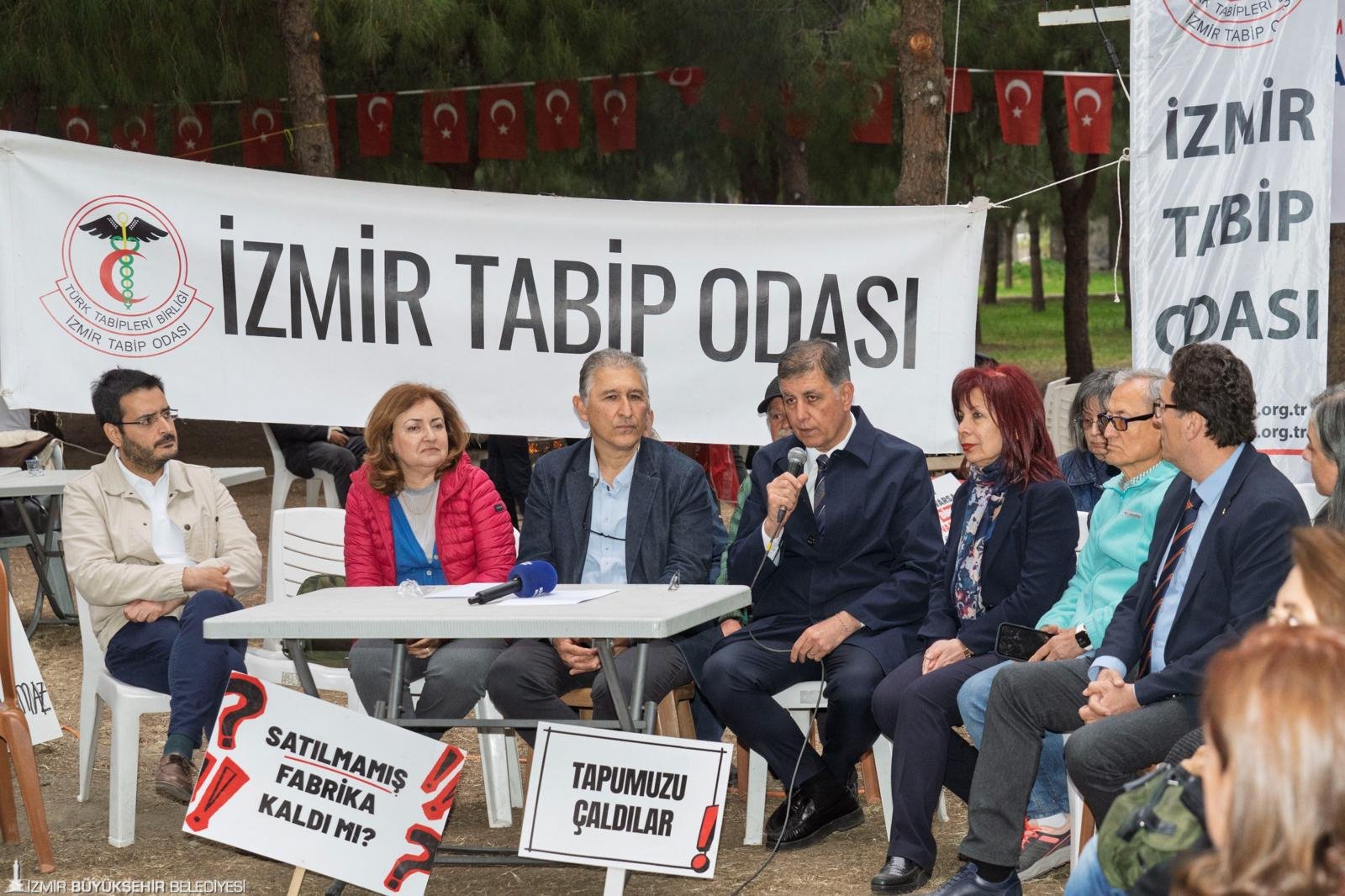 HABER/Sait TEMURMülkiyeti İzmir Büyükşehir Belediyesi’ne ait Meslek Fabrikası’na el koyma