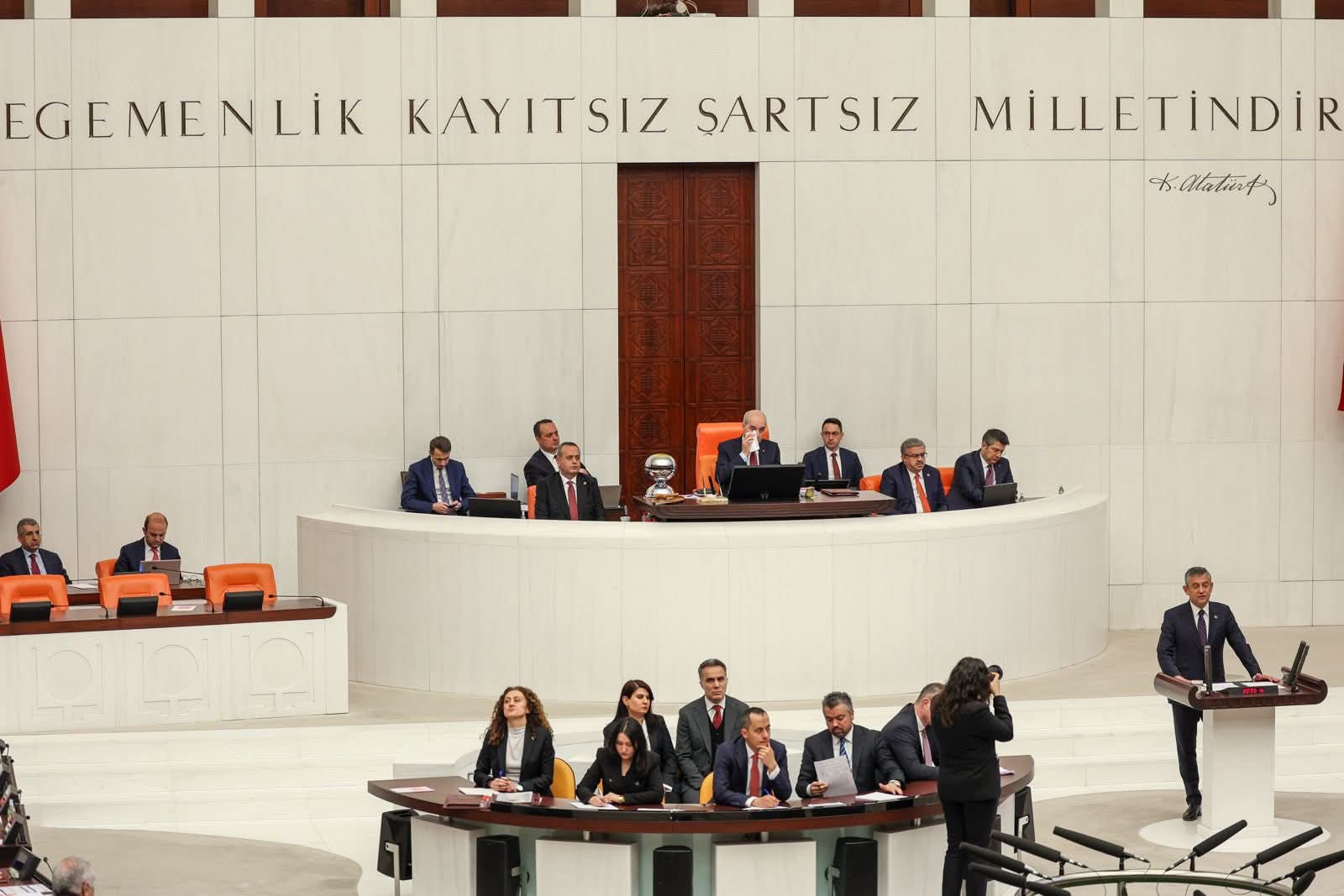 HABER/Sait TEMURTürkiye Büyük Millet Meclisi Genel Kurulu, Meclis Başkanı Numan Kurtulmuş başkanlığında, Meclisin