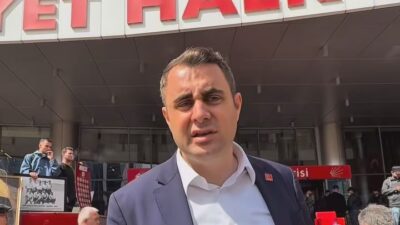 HABER/Sait TEMURCumhuriyet Halk Partisi İzmir İl Başkanı Çağatay Güç parti
