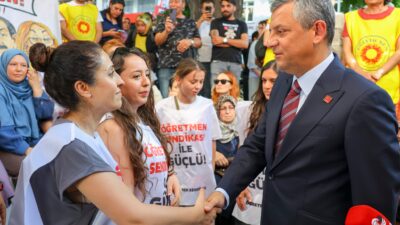 HABER/Sait TEMURCumhuriyet Halk Partisi Lideri Özgür Özel, Ankara’da açlık grevini