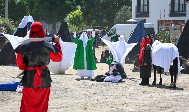Kerbela Hüznü Bornova’da yaşandı. Yeşilova’da düzenlenen İmam Hüseyin ve Kerbela