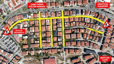 Ayvalık Belediyesi Fen İşleri Müdürlüğü ekiplerince, kent genelinde sürdürülen planlı