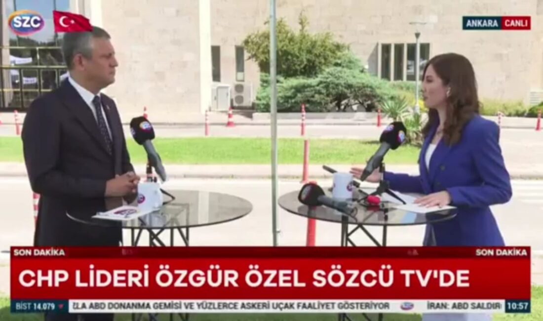 Ege Kritik/Sait TEMURCumhuriyet Halk Partisi lideri Özgür Özel, SÖZCÜ TV’de
