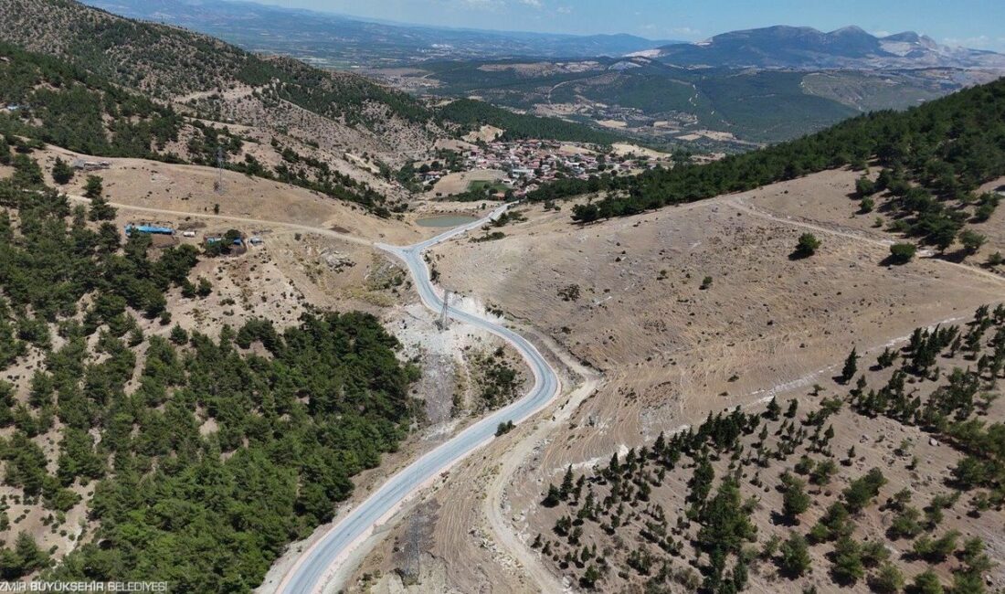 İzmir Büyükşehir Belediyesi, Kınık ilçesindeki beş mahallenin toplam 12,5 kilometrelik
