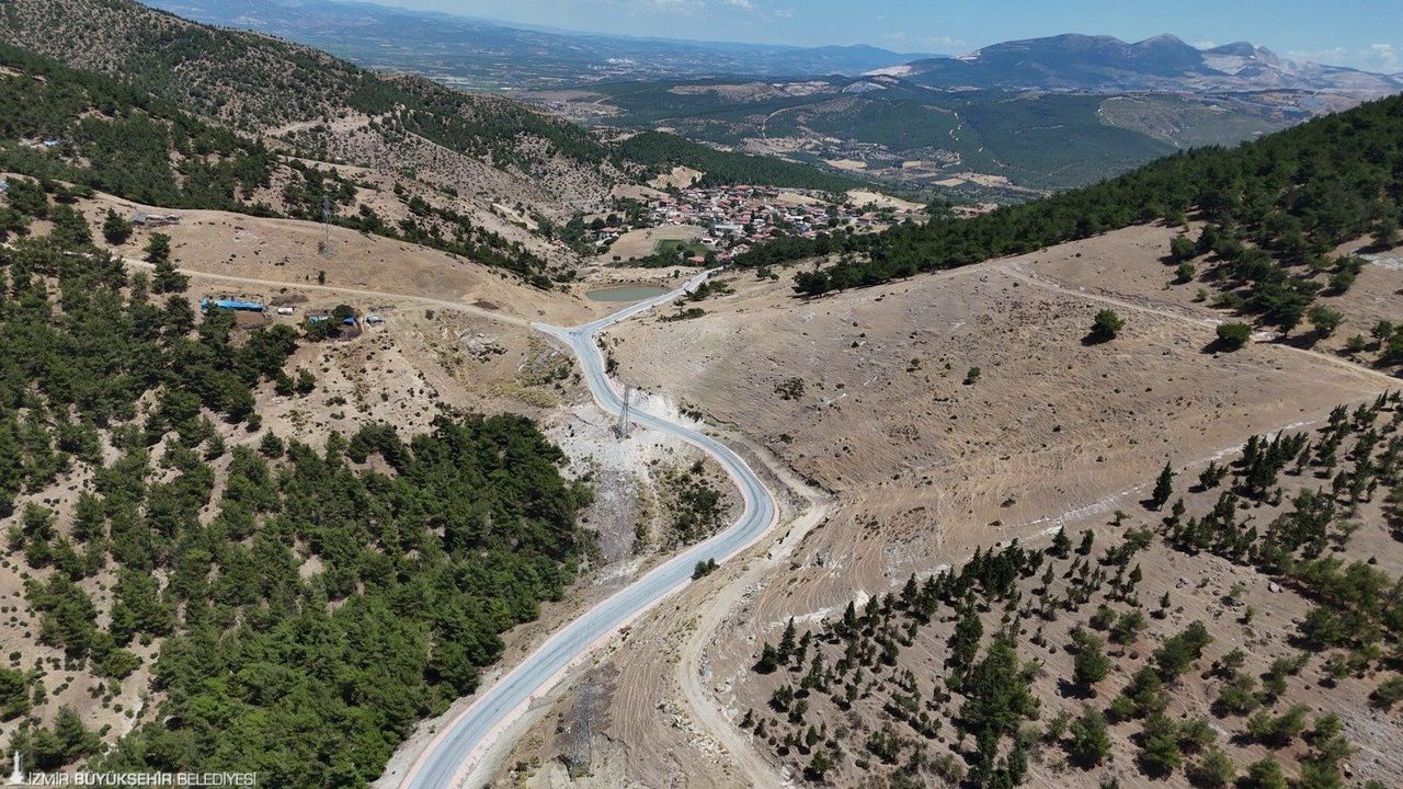 İzmir Büyükşehir Belediyesi, Kınık ilçesindeki beş mahallenin toplam 12,5 kilometrelik