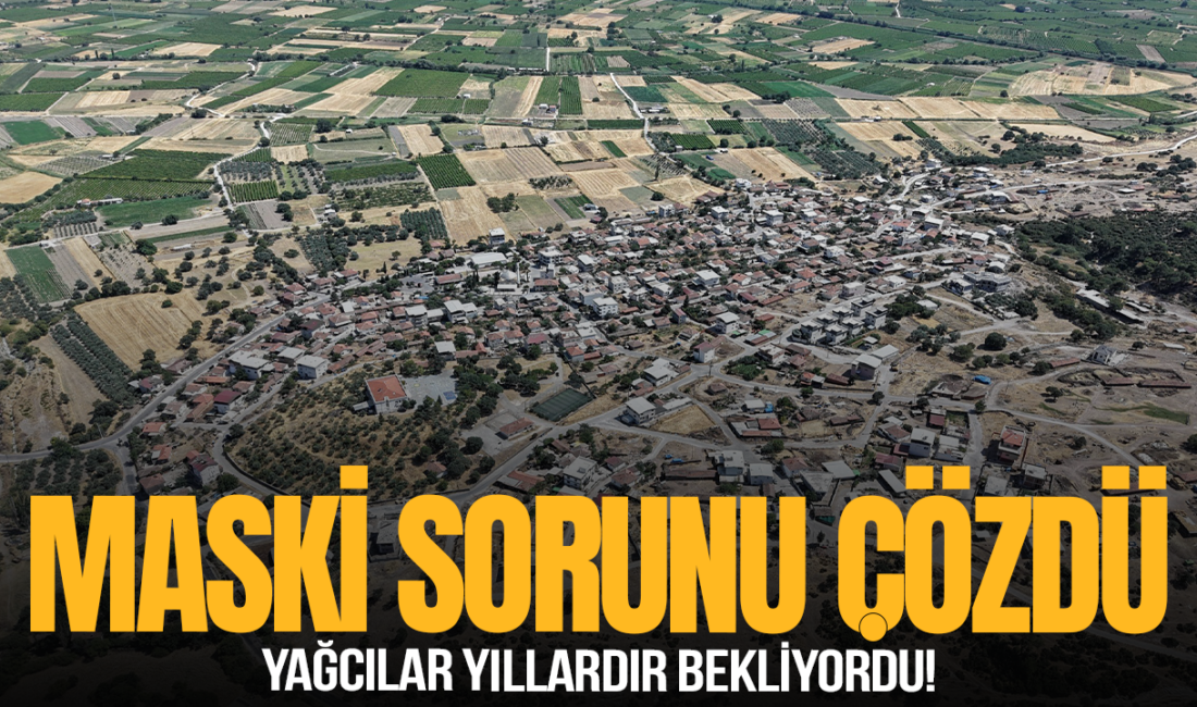 Manisa'nın Yunusemre ilçesi Yağcılar Mahallesi’nde yaklaşık 600 metrelik yeni içme