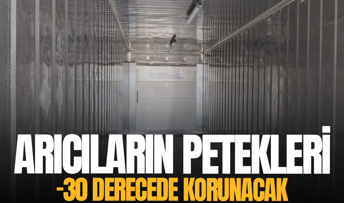 Manisa Büyükşehir Belediyesi, Gölmarmara Hıroğlu Mahallesi’nde kurulan konteyner tipi soğuk